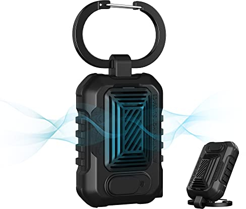 FLEXTAILGEAR anti-moustique pour l'extérieur, le camping, la randonnée, étanche IPX4, type évolutif, pas de piles, pas de comprimés anti-moustiques (noir)