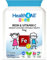 Health4All Kids Iron 120 Chewable Tablets 4 Months Supply, Vegan Sugar-Free Iron Supplement for Children 4+ Supports Learning, Growth & Immune System, Natural Orange Flavour, Made in UK (not Gummies)