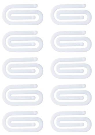 ALCXAZS Set di graffette per carta a sublimazione Jumbo per progetti di trasferimento termico Graffette trasparenti in acrilico Jumbo trasparenti per trasferimento termico fai da te, 3 * 1.9 pollici