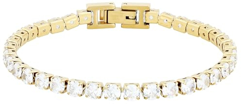 Akzent Armband Damen - Premium Armband Damen in Gold aus Edelstahl, 100% Wasserfest & Hautverträglich