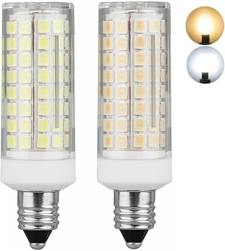 Illuminazione Domestica Hhf, Confezione da 5, Lampadine A Mais A LED Ac220v E11 / E12 102leds-2835smd 9w Mini Luci LED Dimmerabili Lampade da Soggiorno per La Casa, E11 Cold White