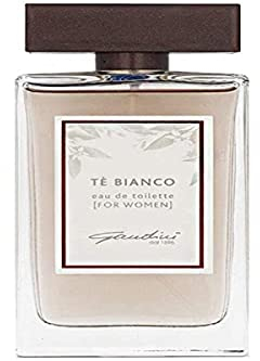 Gandini, Tè Bianco, Profumo da Donna, Eau de Toilette, Fragranza Primaverile e Fine, con Note di Cedro, Bergamotto, Tè Bianco, Iris, Pepe Bianco, Cardamomo, Muschio Bianco, Maté, Ambretta, 100 ml