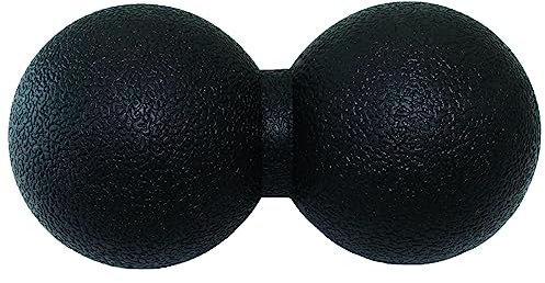 „HappyStream“ Harter Erdnuss-Massageball, doppelter Lacrosse-Massageball. Tiefengewebe-Massageroller, Mobilitätsball für Physiotherapie, myofasziale Muskelentspannung, Akupunktmassage