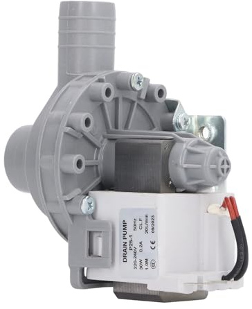 Haofy Motor de Bomba de Drenaje para Lavadora, Eficiente, Alto Rendimiento, Pieza de Reparación de Lavadora, Cobre ABS