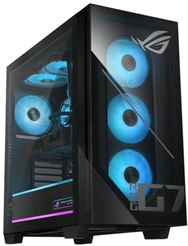 ASUS ROG G700 Gaming Desktop PC Intel Core Ultra 7 265F 32GB RAM 1TB NVMe SSD NVIDIA GeForce RTX 5060 8GB RGB Keyboard Mouse Windows 11 Pro with 12 Month CPS Protection