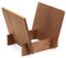 Dynavox LP Stand ST40, caja de almacenamiento para discos de vinilo en madera de pino, para hasta 40 LP y sencillos, marrón claro