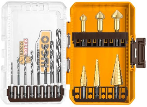INGCO HSS Drill Bits And Step Drill Bits Set AKDL61401
