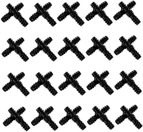 TOYANDONA 20pezzi Raccordo Per Connettore Per Connettori Per Irrigazione Goccia Raccordi Per Flessibili Adatto Per Giardinaggio Agricoltura e Irrigazione Piante