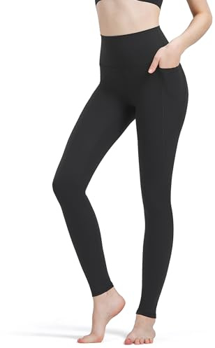 Zylioo Extra Lang Leggings Tall Damen,Yogahose Sportleggings Mit Tasche Für Fitness Gym Alltag