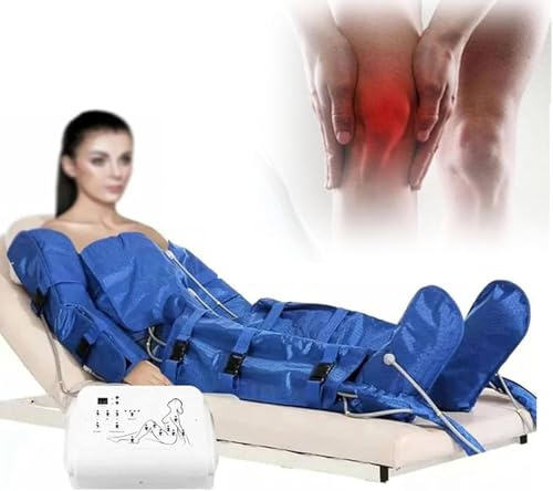 HaiZethonic Strumento per Pressoterapia Vuoto con Onda d'Aria a Infrarossi Lontani,Massaggiatore a Compressione d'Aria for Tutto Il Corpo,16 Airbag,per Massaggio Completo del Corpo