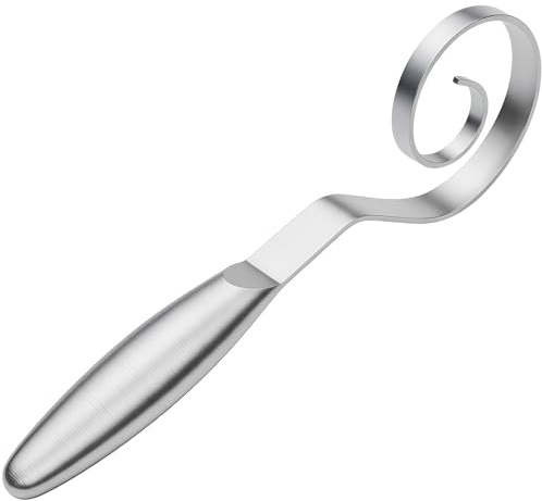 Maxjoy Danish Dough Whisk Stainless Steel Hook for Bread Sourdough Mixing