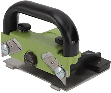 Cortador de suelo vinílico con mango, herramienta manual de ranurado para juntas de PVC, ideal para instalación y reparación doméstica