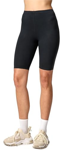 Merry Style Leggings Femme Court Tenue Sport Short MS10-145 (Noir, XL)