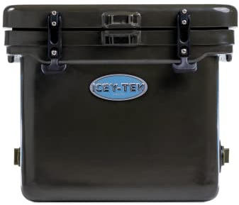 Icey-Tek 25 Litre Cube Cool Box - Dark Khaki