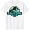 Jurassic Park Turquoise Safari Circle Logo T-Shirt