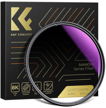 K&F Concept Nona-X HD Soft GND16 ND16 Objektivfilter Gradient ND 49/52/55/58/62/67/72/77/82mm Gradient Neutral Density Kameraobjektiv