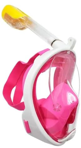 masker Simdykningsmask Helansikte Anti-dimma Snorkling Scuba Diving Mask Undervattens Spearfishing Mask Dykmasker(06,L/XL)
