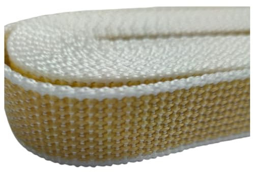 Coppia di Cintini 22 mm per Tapparelle Finestre e Balconi – 2 Pezzi – 2 Misure (5 m / 7 m) – 2 Colori (Grigio/Bianco, Marrone/Bianco) (Marrone/Bianco, 2 pezzi x 5 metri)