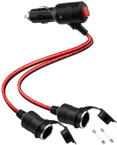 HATMINI Répartiteur allume-cigare 12 V 24 V