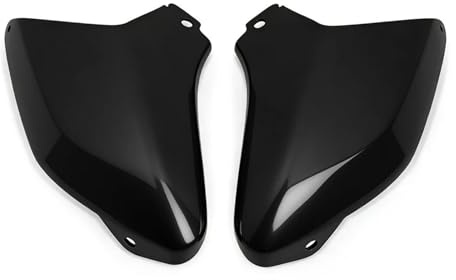Carénage latéral de siège Compatible avec Kawasaki Z900 2026 Z900SE 2025 2026, cadre de remplissage de carrosserie, spoiler, panneau de couverture de capot latéral(Bright Black)