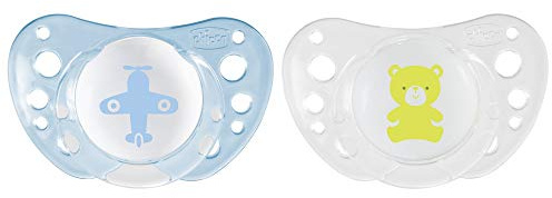 Succhietto Chicco Physio Air Silicone 2 PZ Azzurro Blu 0-6m