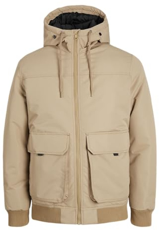 JACK & JONES Veste bomber Jjconstruct pour homme, Sable, L