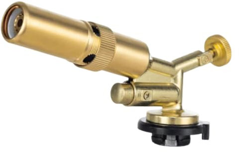 Generisch Flambierbrenner, Gasbrenner Lötbrenner bis zu 1300 °C, Tragbare Tragbare Flammenpistole Abflammgerät für die Küche, Gebäck, Desserts, Camping, BBQ, Back, Kochzwecke