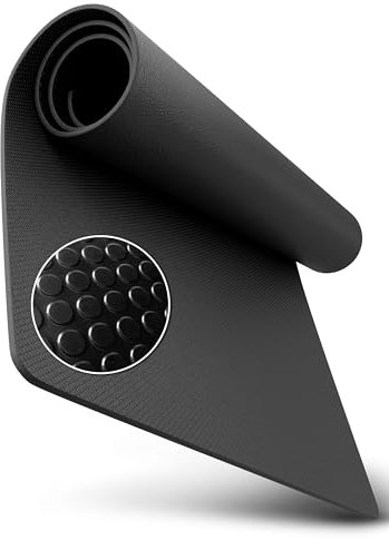 NEOLYMP Bodenschutzmatte Fitnessgerät (120 x 60cm) – Laufband Matte 8mm Dicke - langlebig, rutschfest & stoßdämpfend – Fitness Unterlegmatte für Crosstrainer – Gymnastikmatte, Fitnessmatte