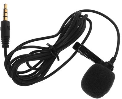 BESPORTBLE Kondensatormikrofon Mit Aufnahmemikrofon Für Podcasts Omnidirektionales Mikrofon Mit Ansteckmikrofon Kabel Für Online-Chat Videoanrufe Und Live-übertragungen