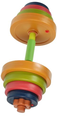 Alipis Mancuernas Pequeñas De Plástico Ajustables para Niños y Niñas, Juego De Pesas Ligero, Color Pastel, Equipo De Entrenamiento Infantil para Gimnasio En Casa, Set Único