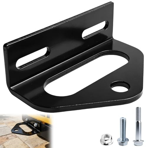 Demlaka Attelage universel pour tracteurs à gazon, attelage à rotule pour tracteur à gazon avec boulons, adaptateur support récepteur, attelage de remorque pour tondeuse à gazon, accessoires pour