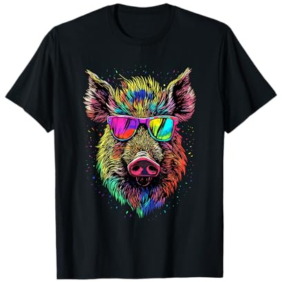 Sanglier Chasseurs Gibier Cochons T-Shirt