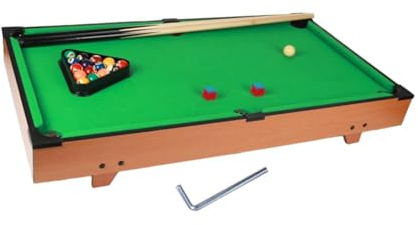 ICDKOYK Mini tavolo da biliardo da scrivania per ufficio domestico con supporto triangolare, progettato per ore di divertimento in famiglia. Mini tavolo da