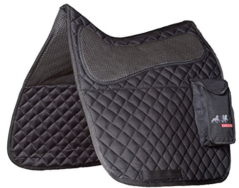 Sattelunterlage mit Tasche, Baumwolle