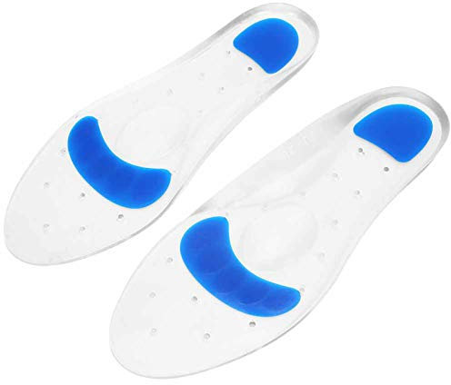WNSC Inserciones para Zapatos, Plantillas de Silicona para Fascitis Plantar Diseño Convexo Antideslizante para aliviar el Dolor de pies para Fascitis(39-40 Yards)