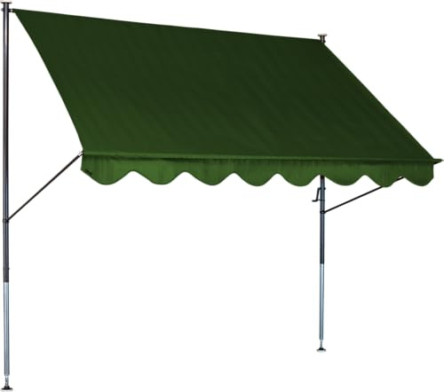 Angerer Spännmarkis standard uni grön 150 cm klämmmarkise
