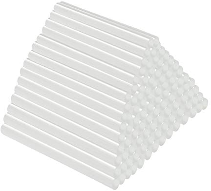 TRMLBE Heißklebesticks 11mm Standard Heißklebestifte Klebesticks DIY Ersatzsticks Klebesticks für Heißklebepistole - Semi-transparent 11x200mm