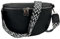 ayados Damen Crossbody Bag Bauchtasche Handtasche Schultergurt Cross body bag Tasche Schultertasche Umhängetasche 76232 (Schwarz)
