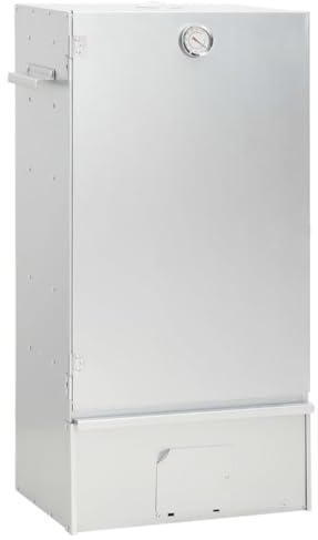 vidaXL Forno Affumicatore BBQ Generatore Fumo Freddo Acciaio Zincato, affumicatore con generatore Fumo, griglia da Esterno, Camera di affumicatura