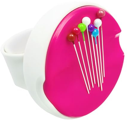 WedDecor Magnetic Wrist Pin Holder – Wearable Magnetic Pin Cushion Caddy with Adjustable Arm Band for Conveniently Keeping Sewing Pins