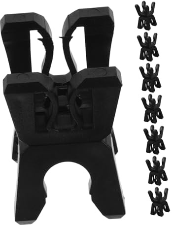 Toyvian 8 St Sport Agility Pole Clips i Hållbar Plast Roterande Koppling för Fotbollsträning Kompatibilitet med Träningsstavar Väderbeständiga och Justerbara Markörklämmor för Stabil