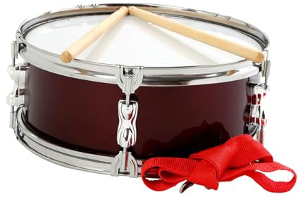 Generic 13-inch Snare Drum with Drumsticks, Musical Instrument for Girls And Boys