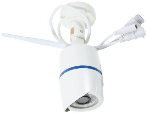 Gatuida Caméra de Vidéosurveillance sans Fil 1080p 64 Go, Caméra sans Fil Haute Définition, Audio Bidirectionnel, Plastique Blanc, pour Chambre de Bébé
