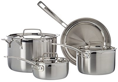 Cuisinart MCP-7N MultiClad Pro Stainless-Steel Cookware 7-Piece Cookware Set