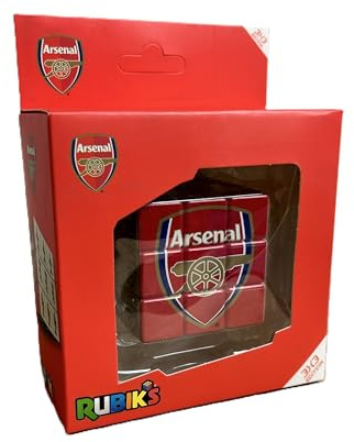 Paul Lamond 7239 National Soccer Club Rubik's Cube, Red