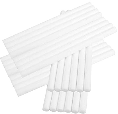 20 Bastoncini umidificatori in Cotone di Ricambio per filtri umidificatori, Bastoncini di Cotone di Ricambio per umidificatore, Stick di Spugna per Mini umidificatori USB Portatili in casa