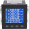 3-Phasen-StromzäHler LCD Multifunktionaler Stromverbrauchsmonitor Flammhemmendes GehäUse EnergiezäHler Schwarz AC220V