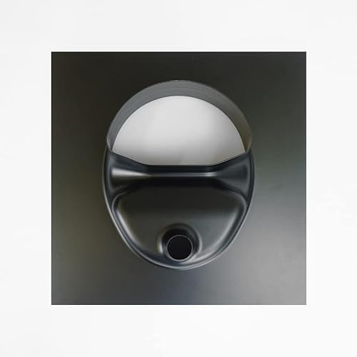 Goldeimer Trenneinsatz für Trockentoilette - Urintrennung 100% recycelter Kunststoff schwarz eckig