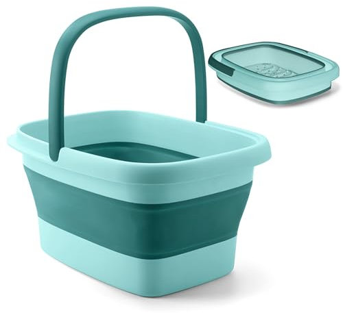 Pied de massage pliable, 54 noeuds, 8 ensembles de rouleaux, favorise la circulation sanguine, détend les muscles