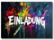 HIDEBLOOM Graffiti Einladungskarten Kindergeburtstag Junge und Mädchen I 12 Stück I DIN A6 (10,5 cm x 14,8 cm) I Einladungskarten Graffiti I Geburtstags-Einladungen Graffiti Splash